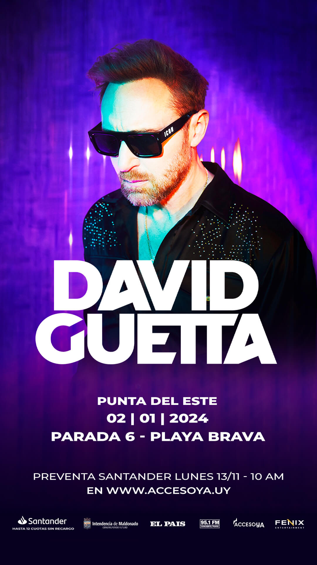 David Guetta regresa a Punta del Este en 2024
