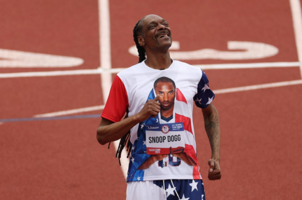 Snoop Dogg hizo la prueba olímpica de los 200 metros